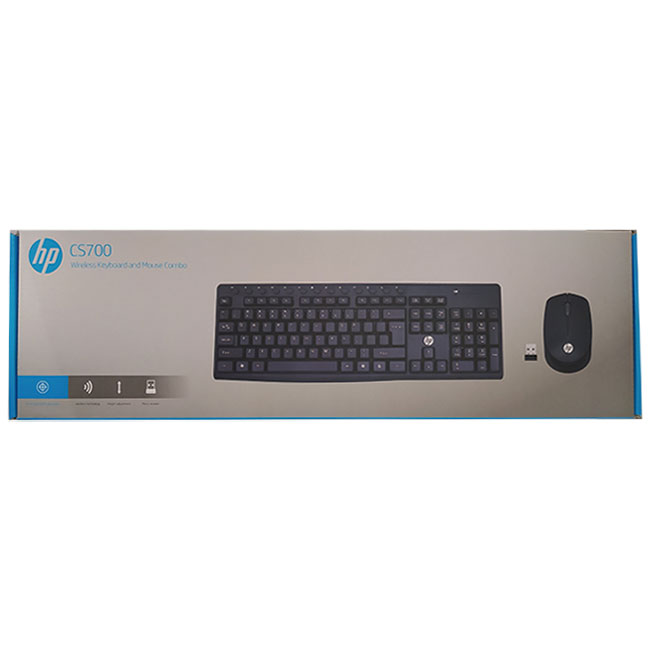 کیبورد و ماوس بی سیم اچ پی مدل CS700