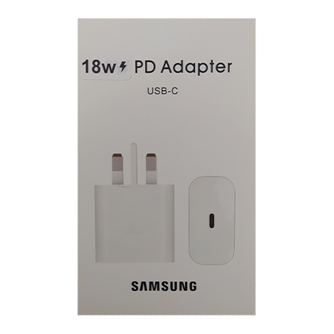 شارژر دیواری سامسونگ با پورت Type-C مدل 18W