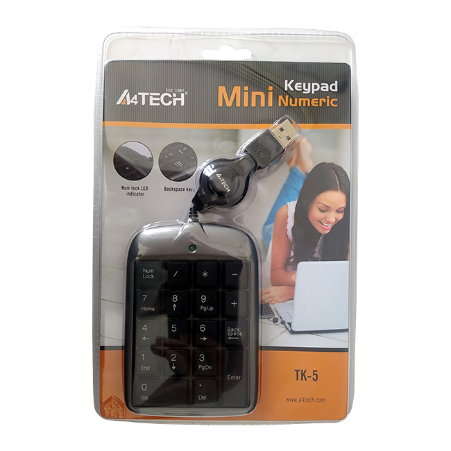 کیبورد اعداد ای فورتک مدل TK-5