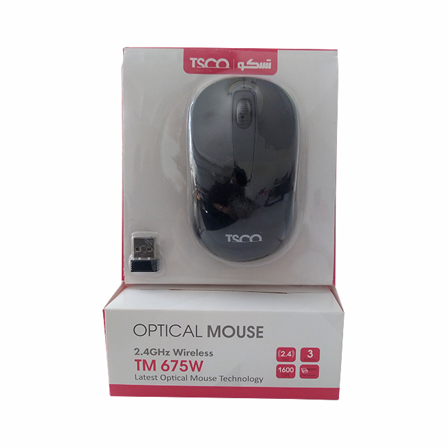 ماوس بی سیم تسکو مدل TM675 W