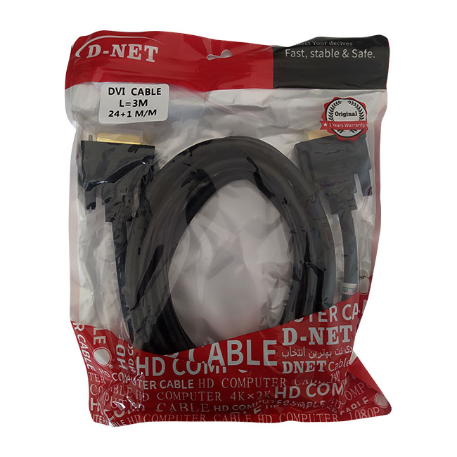 کابل DVI دی-نت مدل 065 طول 3 متر