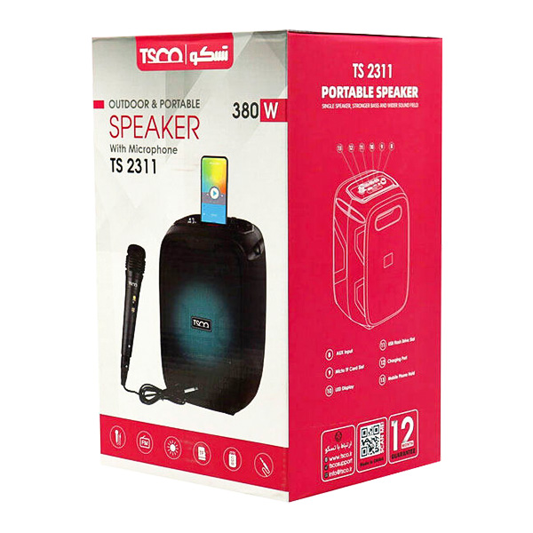 اسپیکر بلوتوث تسکو مدل TS 2311