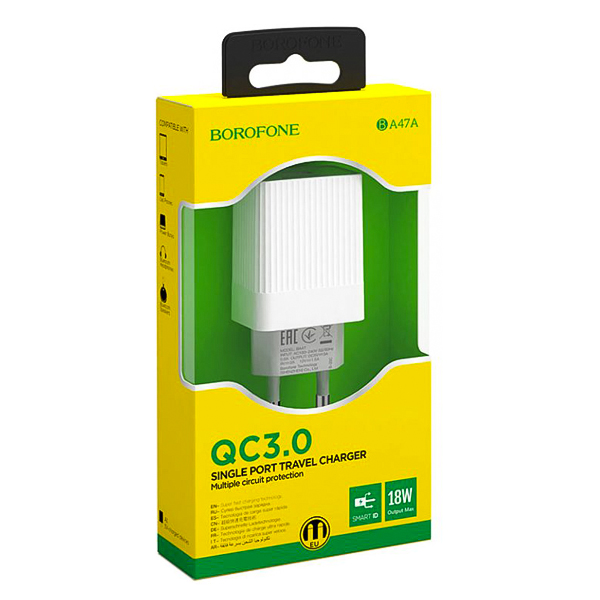 شارژر دیواری بروفون USB مدل BA47 A QC3