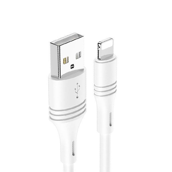 کابل تبدیل USB به لایتنینگ بروفون مدل BX43 طول 1 متر