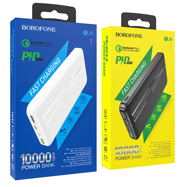 شارژر همراه بروفون مدل BJ9 ظرفیت 10000mAh