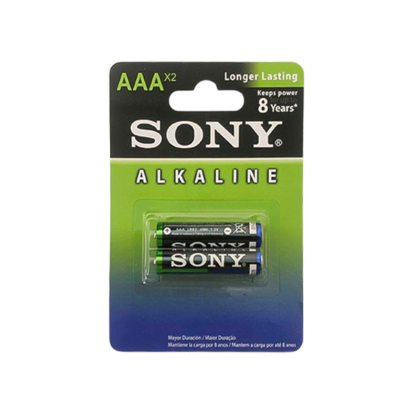 باتری نیم قلمی آلکالاین سونی بسته 2 عددی