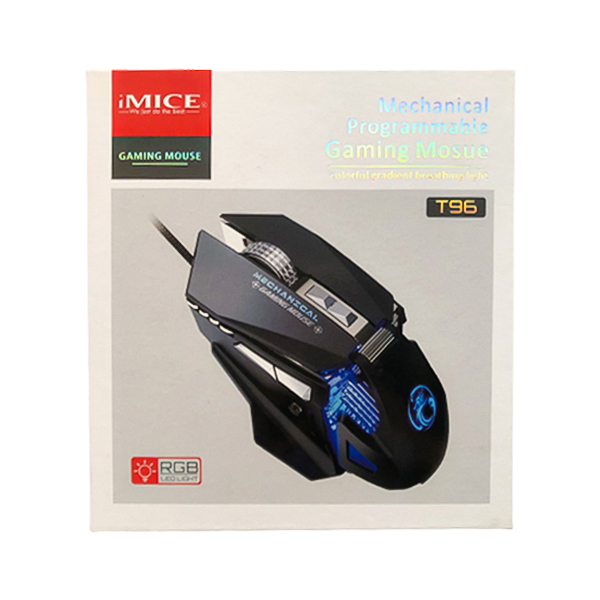 ماوس مخصوص بازی imice مدل T96 کنفی