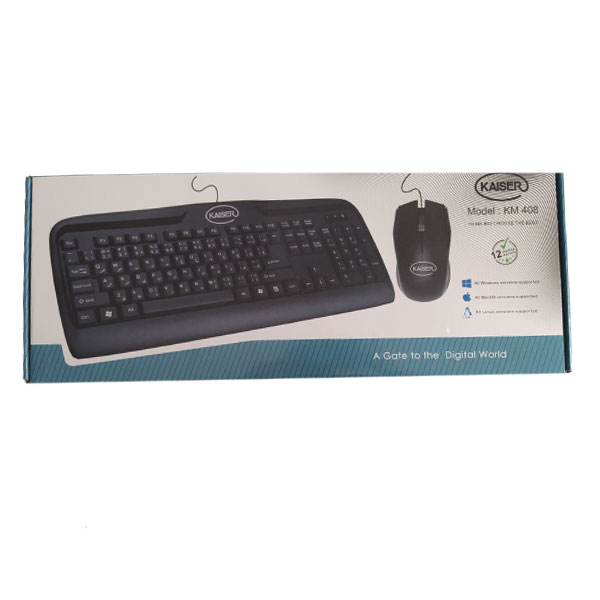 کیبورد و ماوس کایزر مدل KM-408