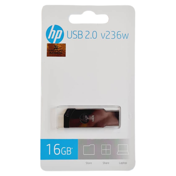 فلش مموری 16GB اچ پی USB2.0 مدل v236W