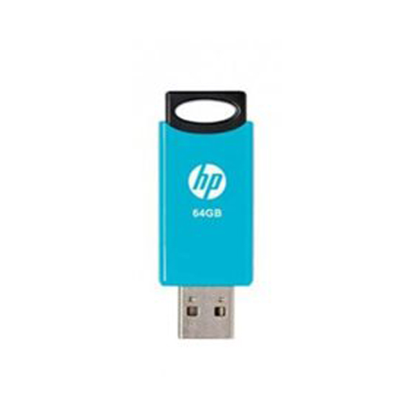 فلش مموری 64GB اچ پی USB2.0 مدلV212W آبی