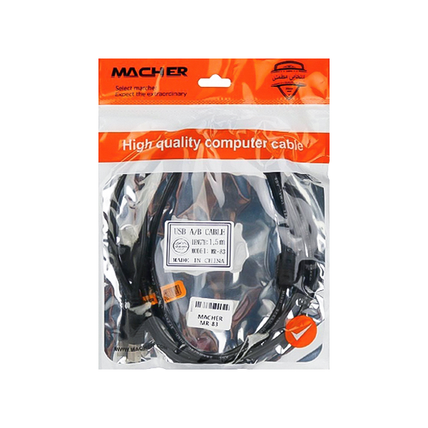 کابل پرینتر مچر USB مدل MR-83 طول 1.5 متر