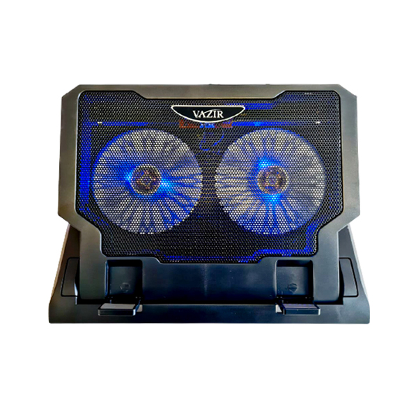 پایه خنک کننده تنظیم ارتفاع لپ تاپ 2 فن VAZ L136