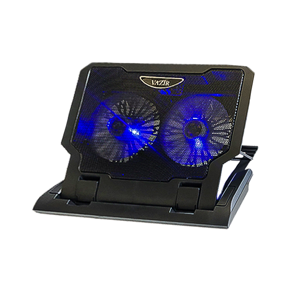 پایه خنک کننده تنظیم ارتفاع لپ تاپ 2 فن VAZ L136