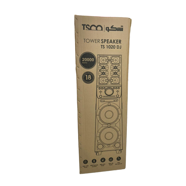 اسپیکر قدی تسکو مدل TS1020-DJ با میکروفون
