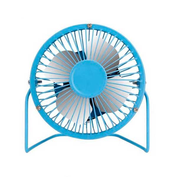 مینی پنکه رومیزی بدنه فلزی USB مدل YR-F001