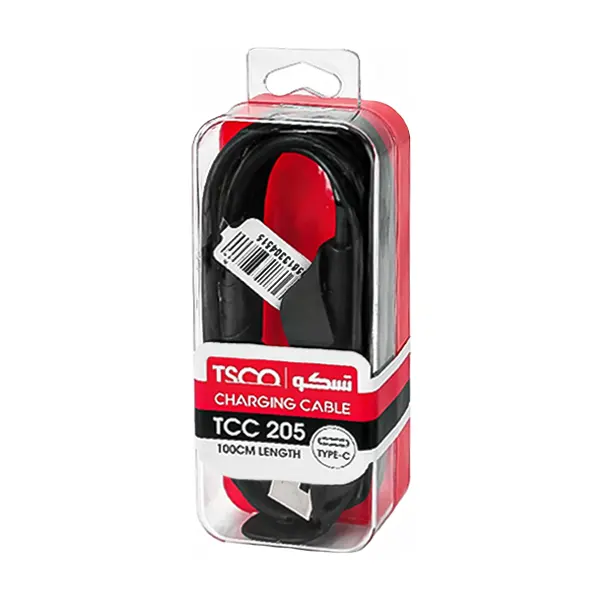 کابل USB به تایپ سی تسکو مدل TC C205طول 1متر