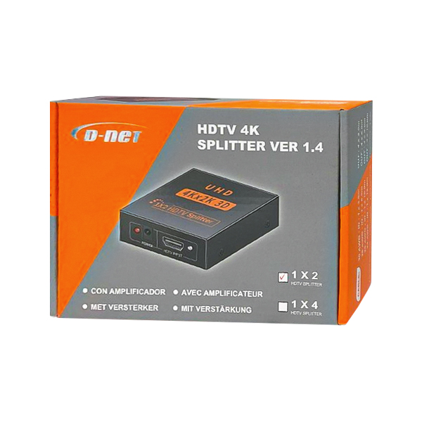 اسپلیتر2 پورت دی نت HDMI 4K