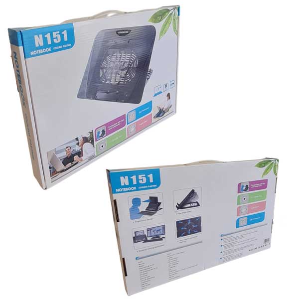 پایه خنک کننده تنظیم ارتفاع لپ تاپ N151