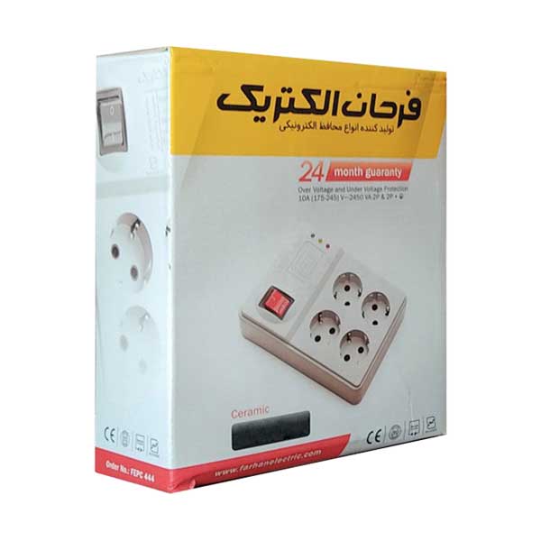 محافظ برق سرامیک فرحان چهار خانه ارت دار کابل 5 متر