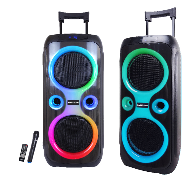 اسپیکر پارتی باکس مچر مدل MR-2100 2*10 با میکروفون