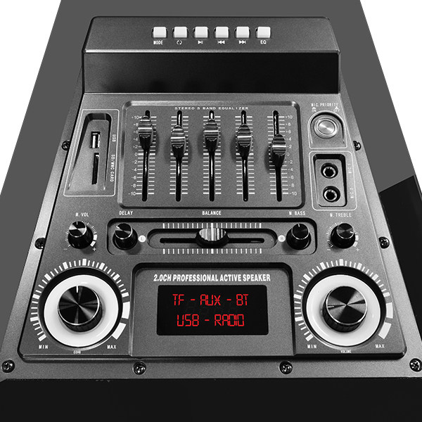 اسپیکر قدی تسکو دو تیکه حرفه ای مدل TS 2080 با میکروفون