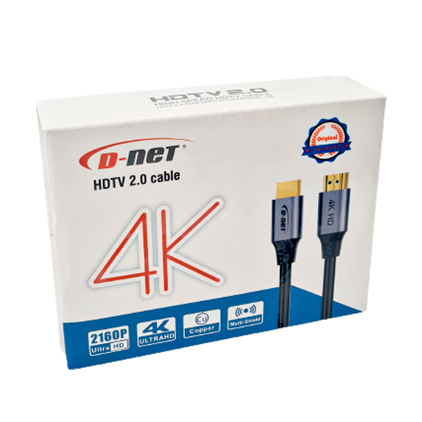 کابل HDMI 4K-V2 دی نت طول 10 متر با جعبه