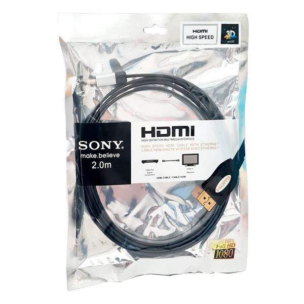 کابل HDMI 1080P سونی طول2 متر فلت