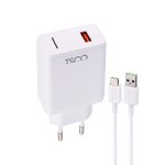 شارژر دیواری تسکو مدل TTC 64 QC3 18W به همراه کابل Type-C