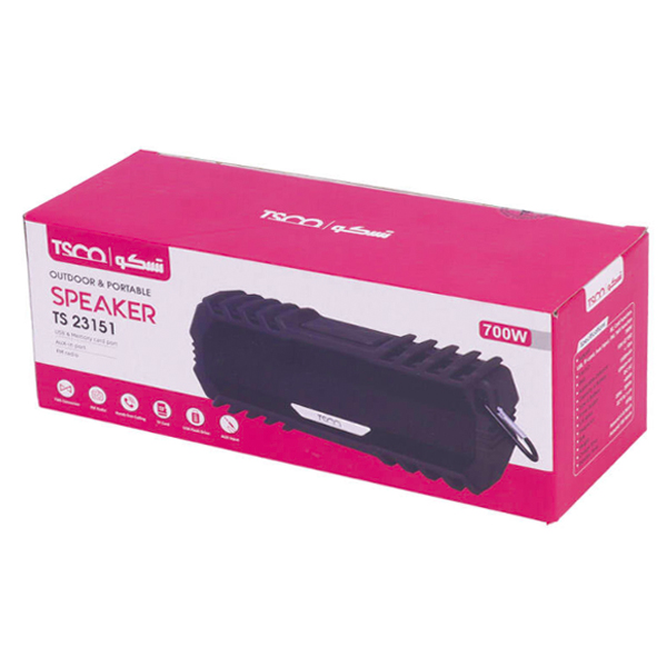 اسپیکر بلوتوثی رم و فلش خور تسکو مدل TS 23151