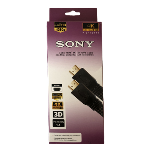 کابل HDMI 4K سونی کنفی فلت طول 1.5 متر