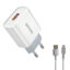 شارژر دیواری WK DESING مدل WP-U57 QC3 18W همراه با کابل میکرو