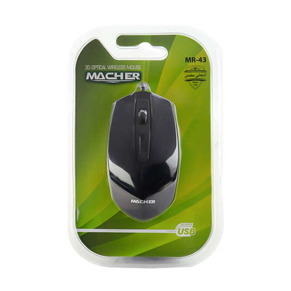 ماوس سیم دار مچر مدل MR-43