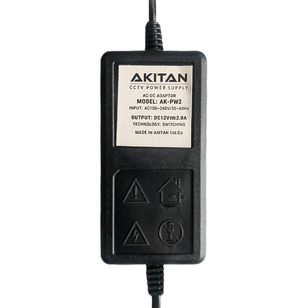 آداپتور دوربین AKITAN 12V2A مدل AK-PW2