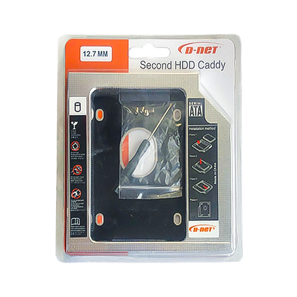 باکس هارد یا کدی HDD لپ تاپی ۲/۵ اینچی دی نت مدل 12/7MM