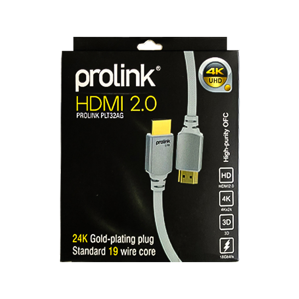 کابل HDMI 4K-V2 پرولینک مدل PLT32AG طول 1.5 متر