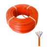 کابل شبکه حلقه نگزنس UTP CCA 0.5 Cat6 طول 305 متر