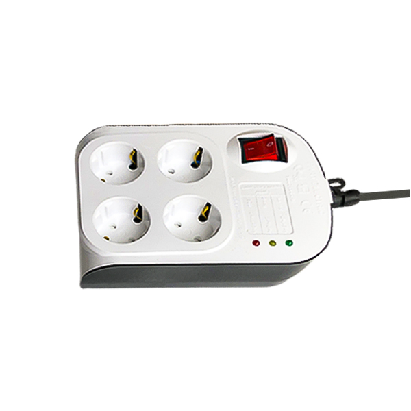 محافظ برق چهار خانه ارت دار پارت مدل 8793 کابل 5 متر