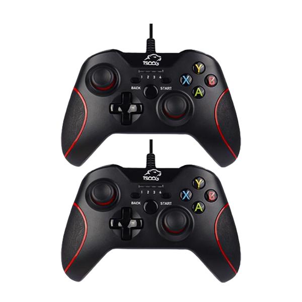 دسته بازی دوبل شوک دار تسکو مدل TG 120 X2