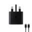 شارژر دیواری سامسونگ PD 3PIN 45W مدل EP-TA845X به همراه کابل Type-c