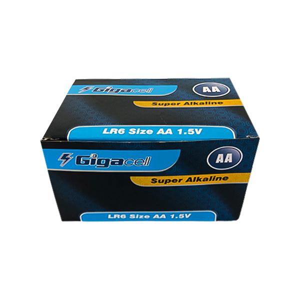 باتری قلمی سوپر آلکالاین گیگاسل مدل LR6 بسته 4 عددی