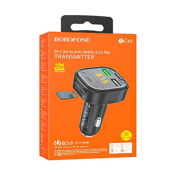 اف ام پلیر بلوتوثی 18W بروفون مدل BC43