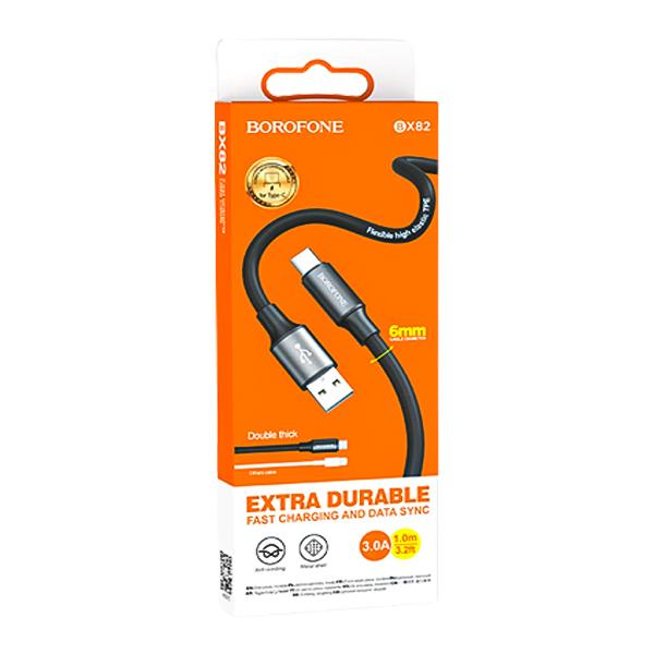 کابل USB به Type-C بروفون مدل BX82 طول 1 متر