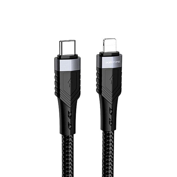 کابل تایپ سی به لایتنینگ 20W بروفون مدل BU35 طول 1.2 متر