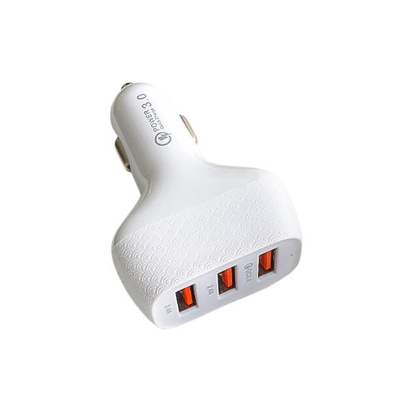 شارژر فندکی 3 پورت QC3.0 3A مدل LDO-333