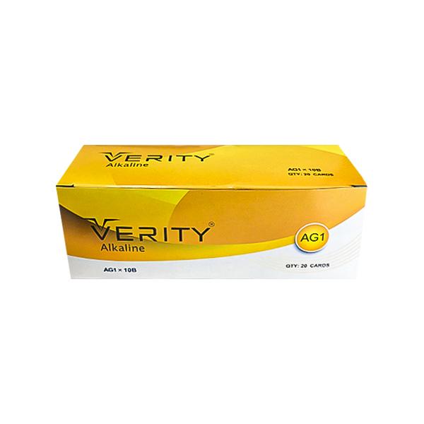باتری سکه ای وریتی مدل AG1 بسته 10 عددی