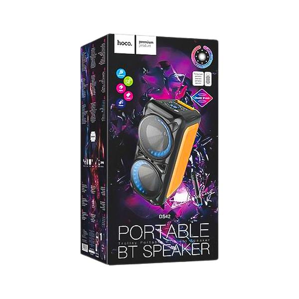 اسپیکر پارتی باکس هوکو مدل DS42 به همراه میکروفون