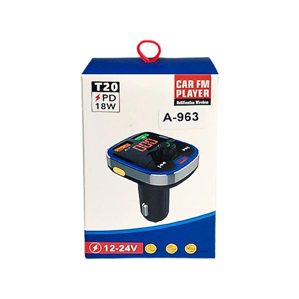 اف ام پلیر بلوتوثی و شارژر PD 18W مدل A-963