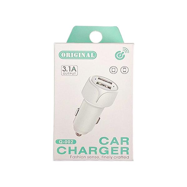 شارژر فندکی 2.4 آمپر دو پورت مدل Q-002