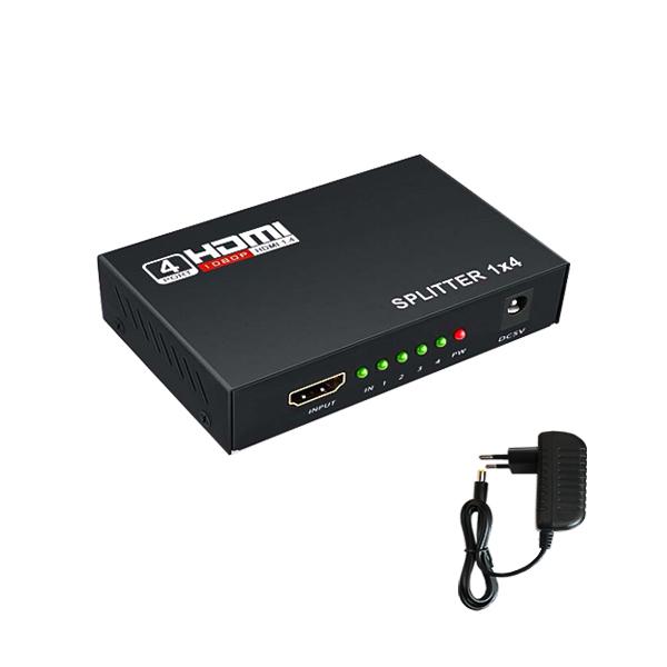 اسپلیتر HDMI 4K چهار پورت V-NET مدل V-SPHD1404
