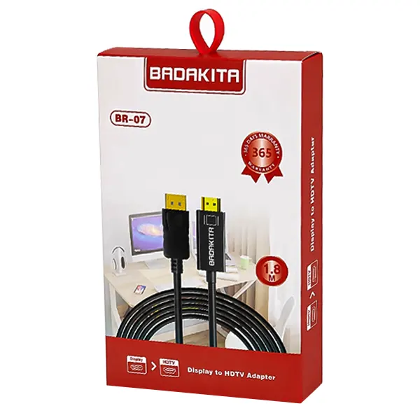 کابل Display 4k2k به BADAKITA HDMI مدل BR-07 طول 1.8 متر